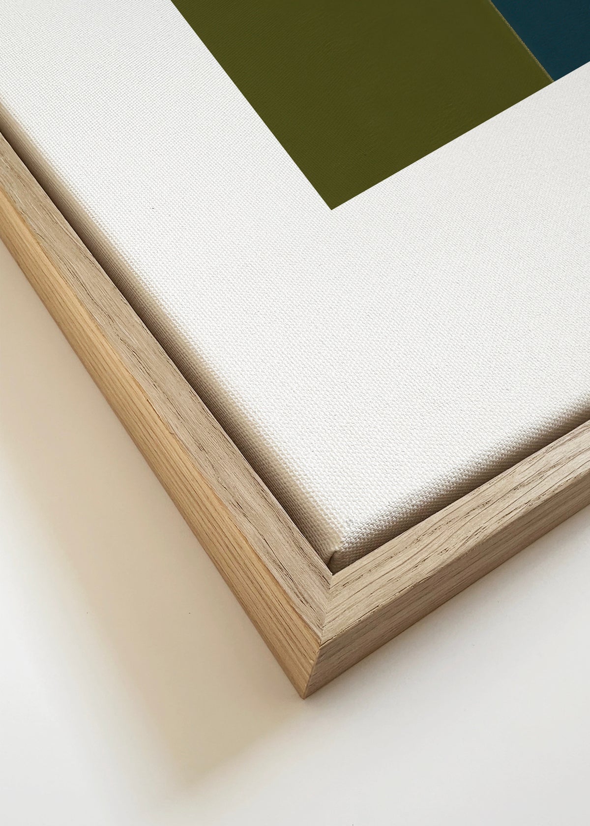 Soft Division - Framed canvas detail