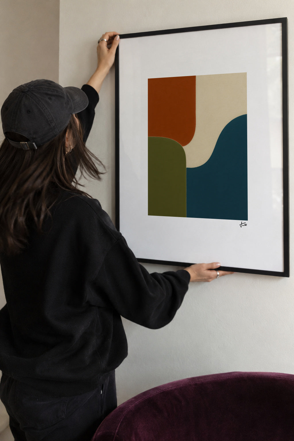 Soft Division - Framed poster detail