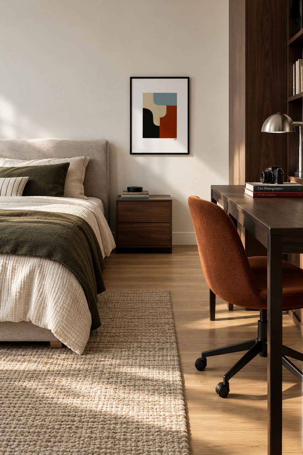 Modular Curve I - Framed poster in an interior