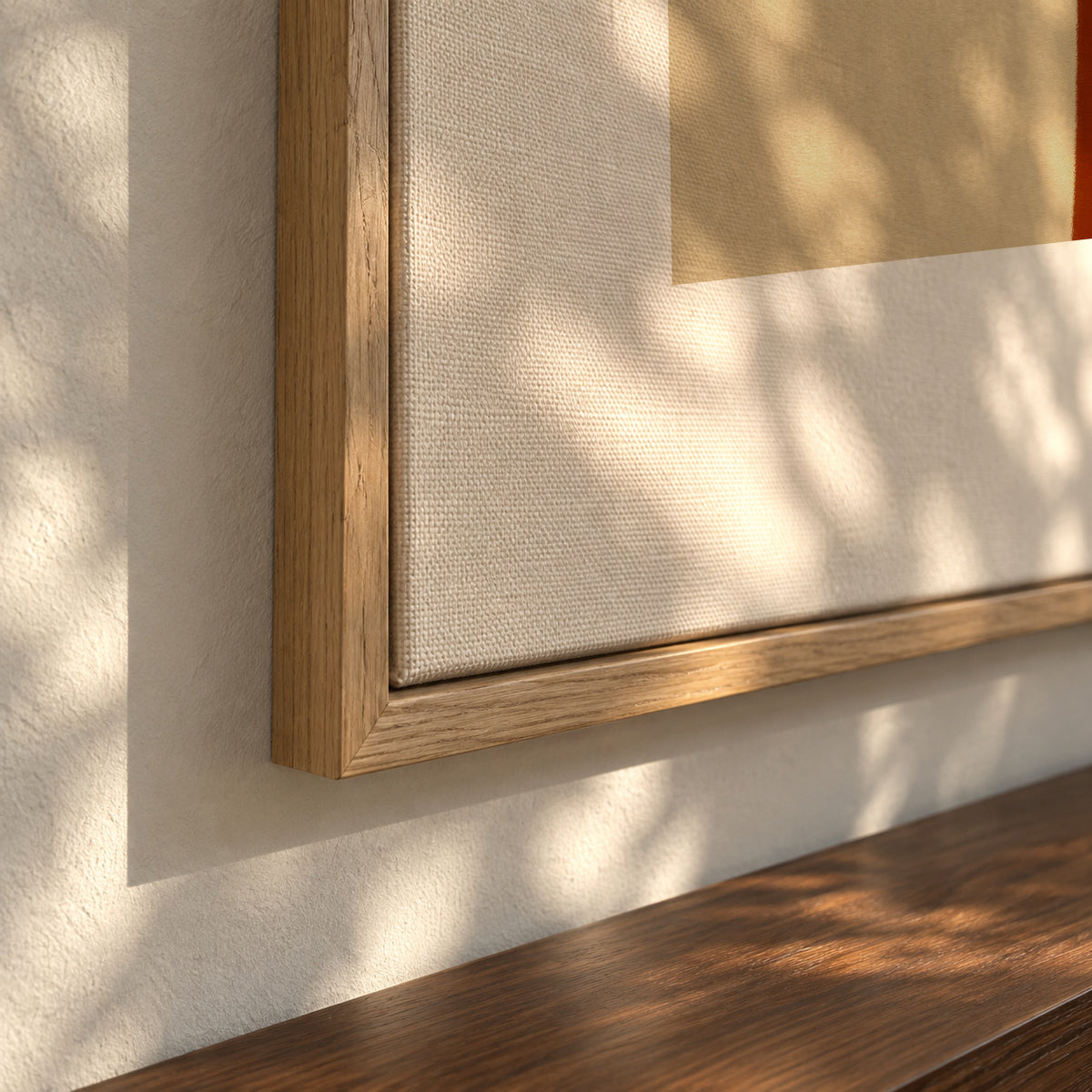 Modular Curve III - Framed canvas detail