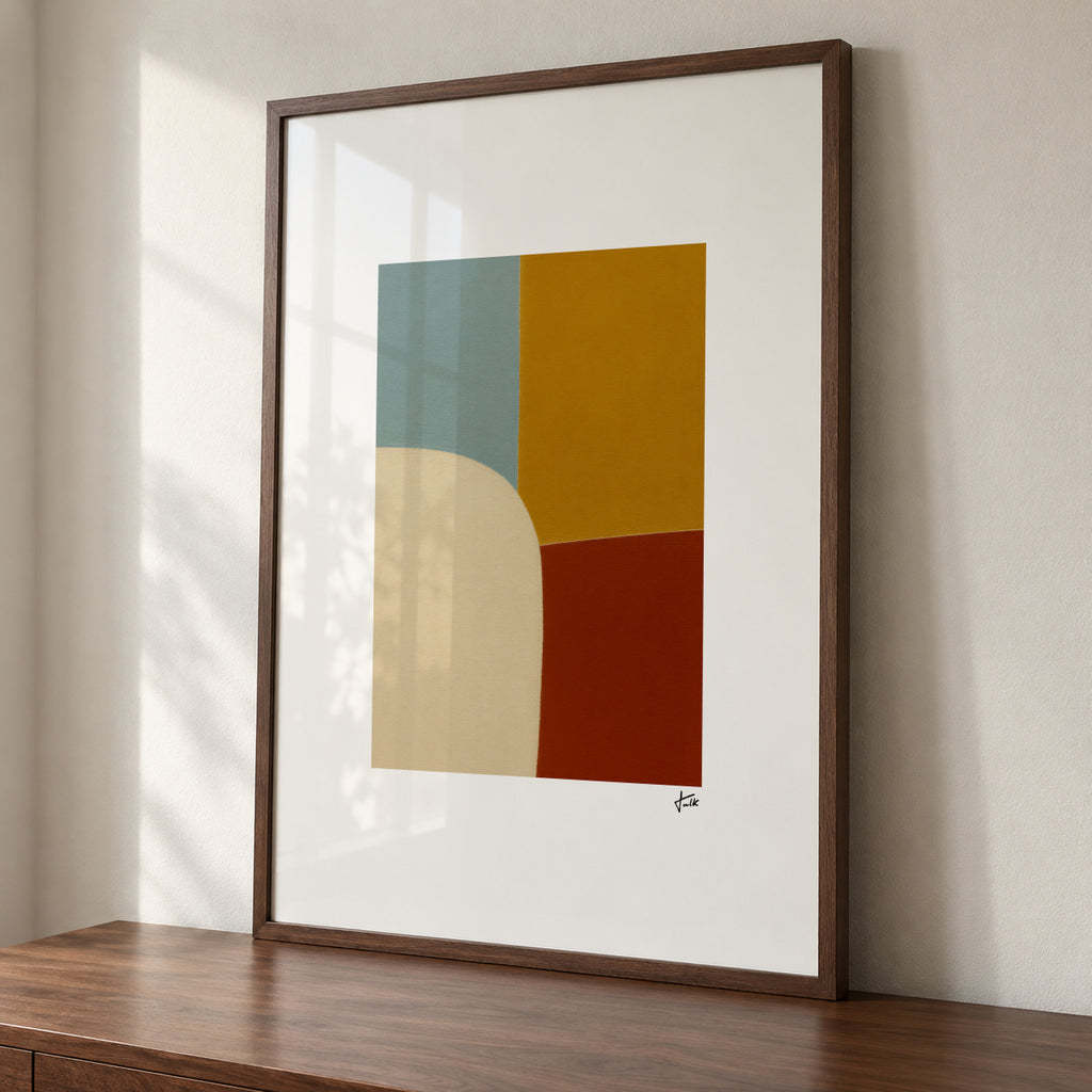 Modular Curve III - Framed poster detail