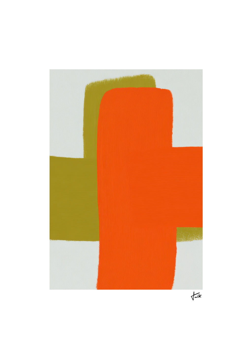 Signal Orange - Unframed art print
