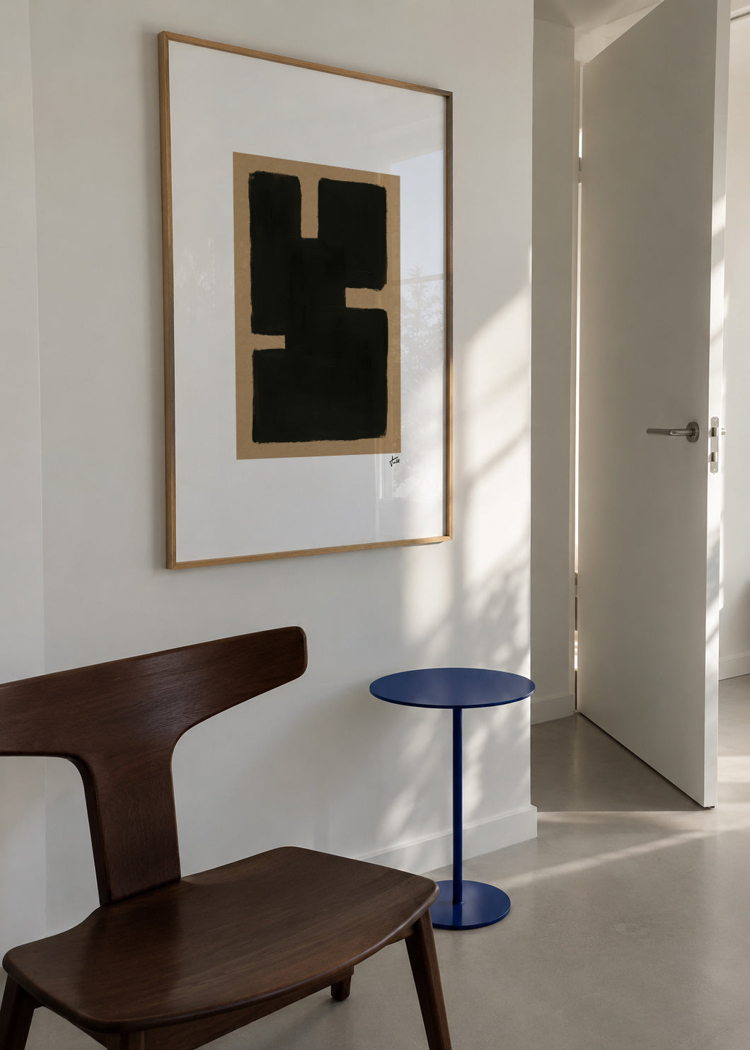 Black Matter - Framed poster in an interior
