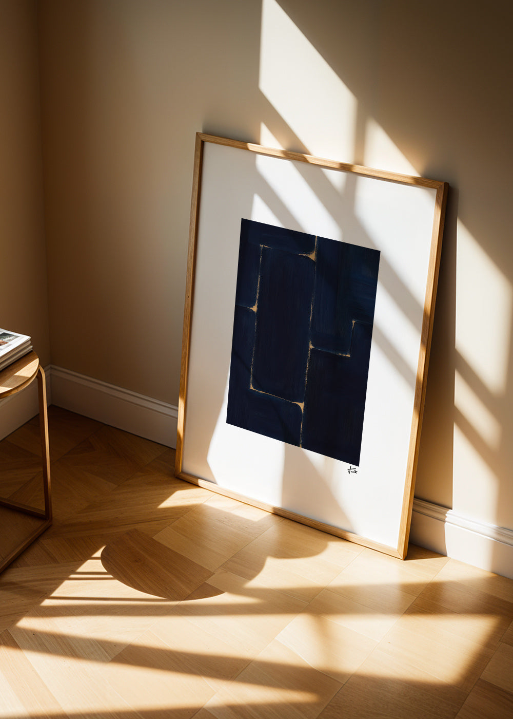 Midnight Structure - Framed poster in an interior