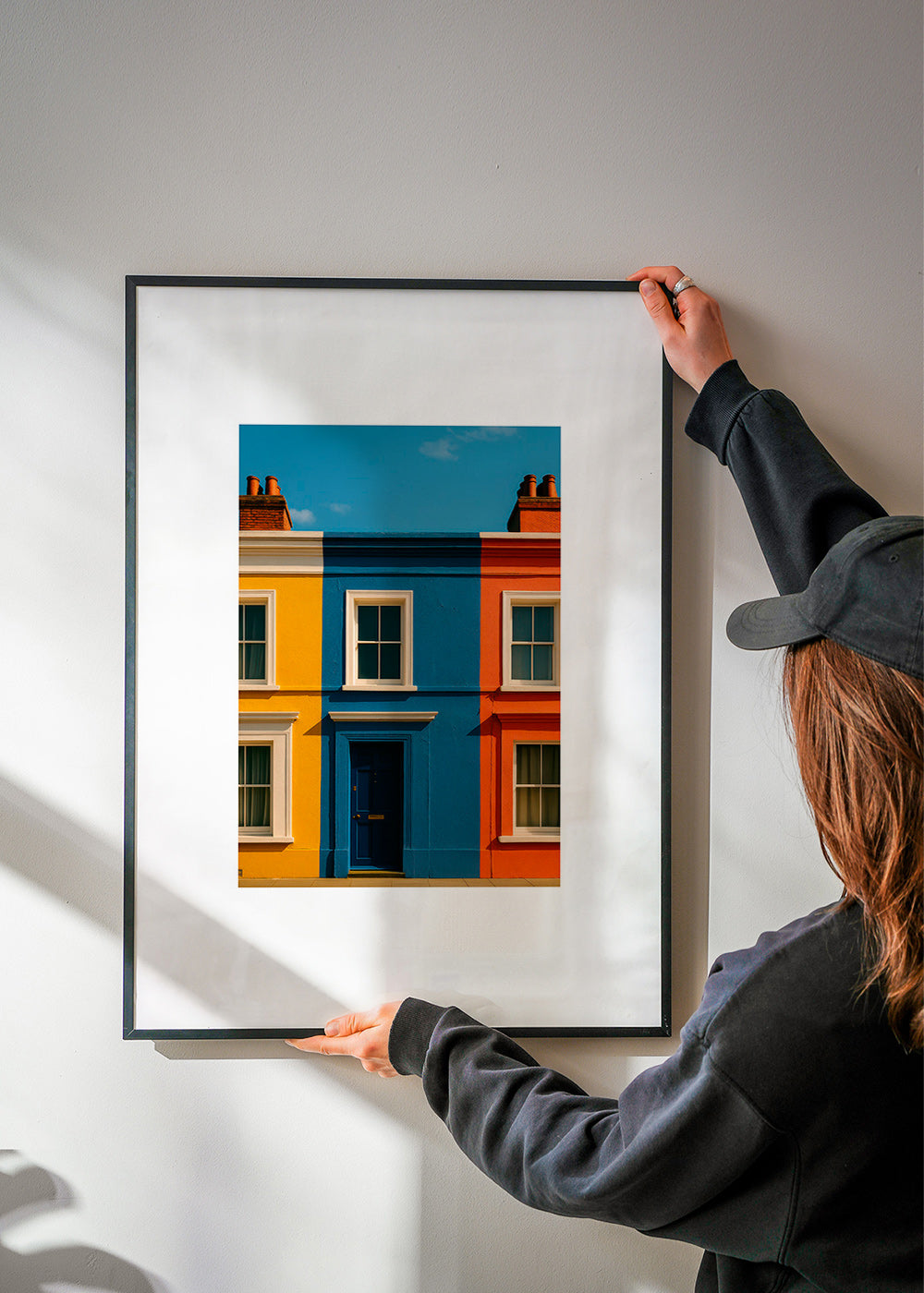 Cuadro de ciudades con fachada a tres colores – Product2