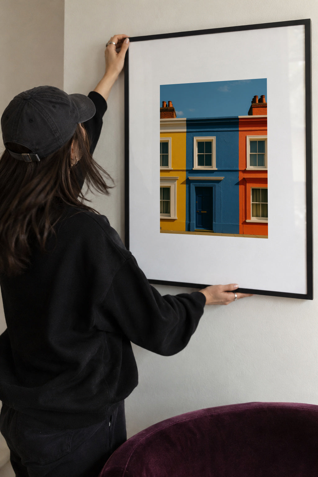 Primary Facade - Framed poster detail