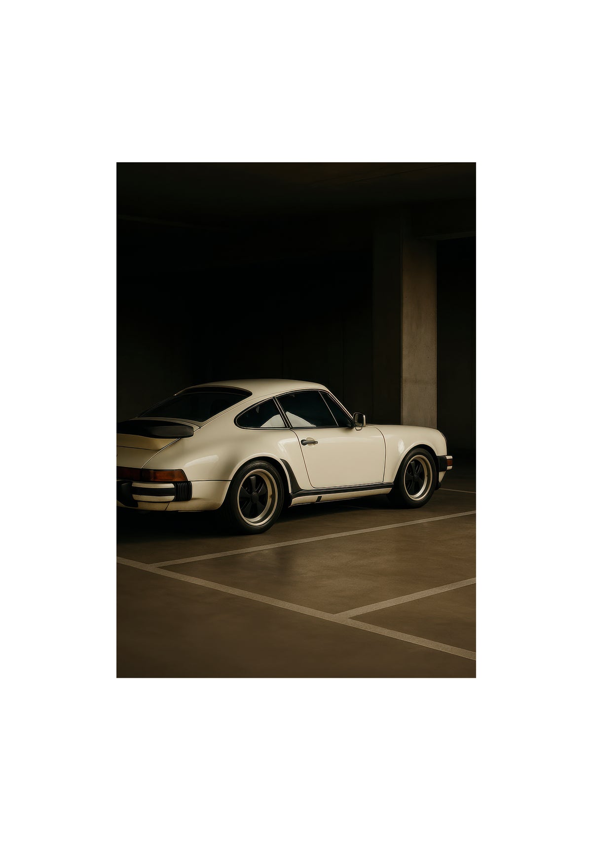 Midnight Garage - Unframed art print