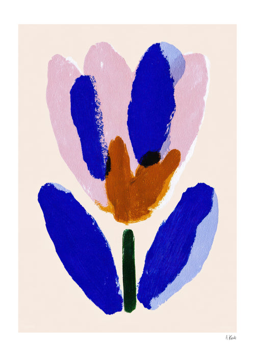 Blue Bloom - Unframed art print