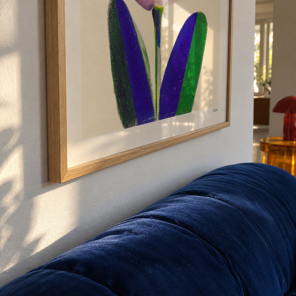 Soft Tulip - Framed poster detail