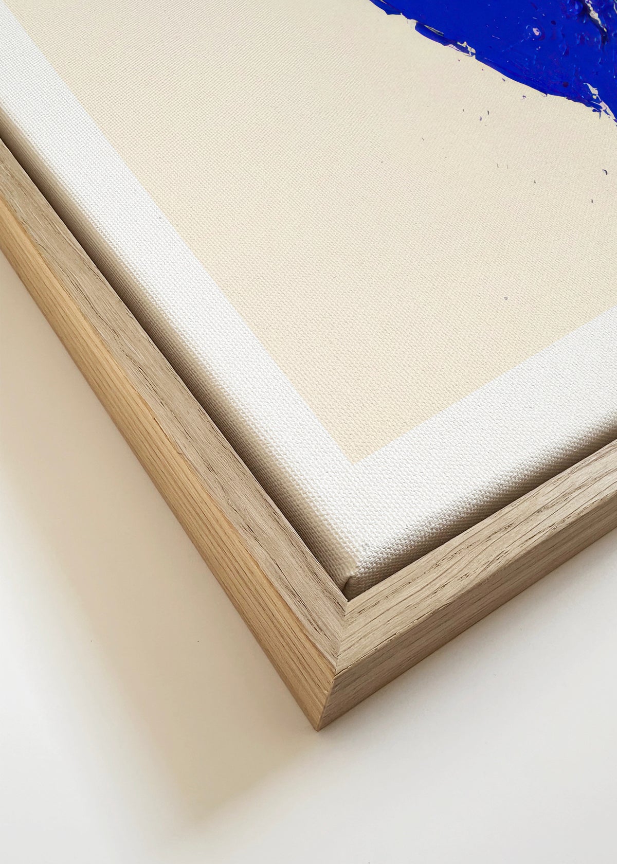 Violet Stem - Framed canvas detail