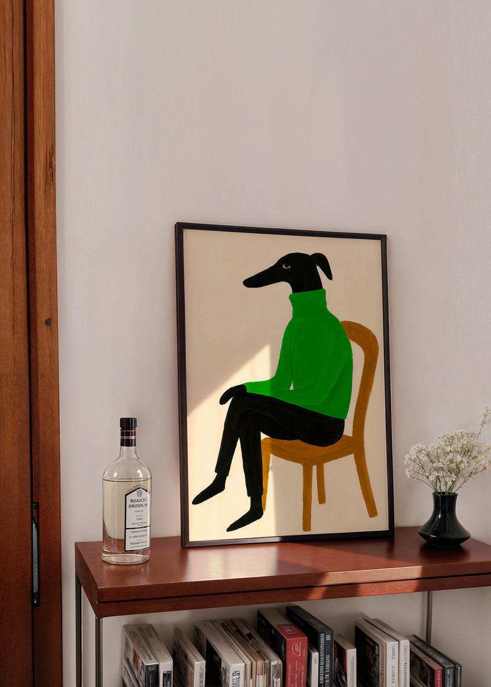 Ilustración perro con jersey verde – Product2