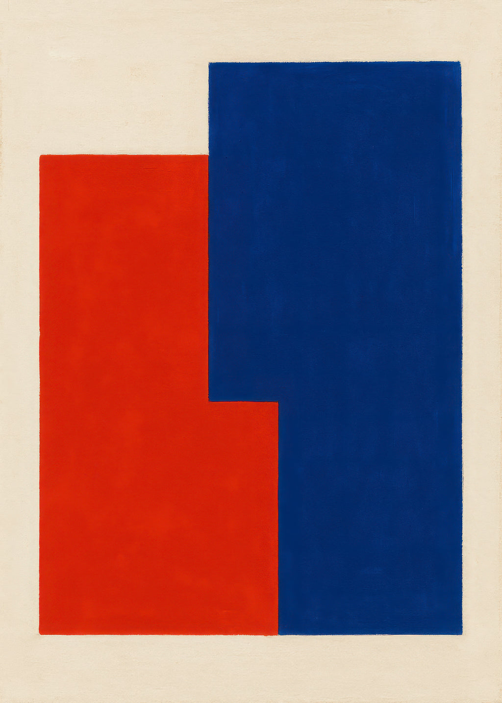 Crimson & Azure I - Unframed art print