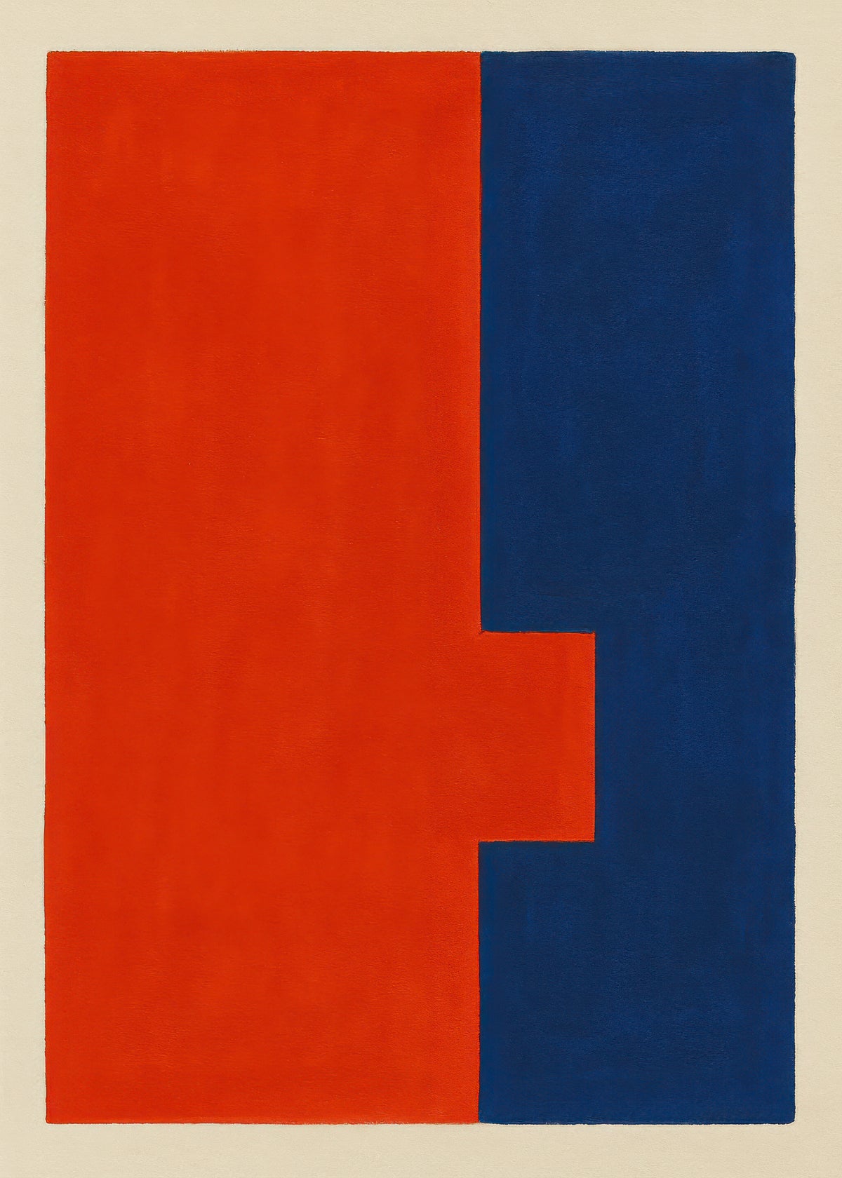 Crimson & Azure II - Unframed art print