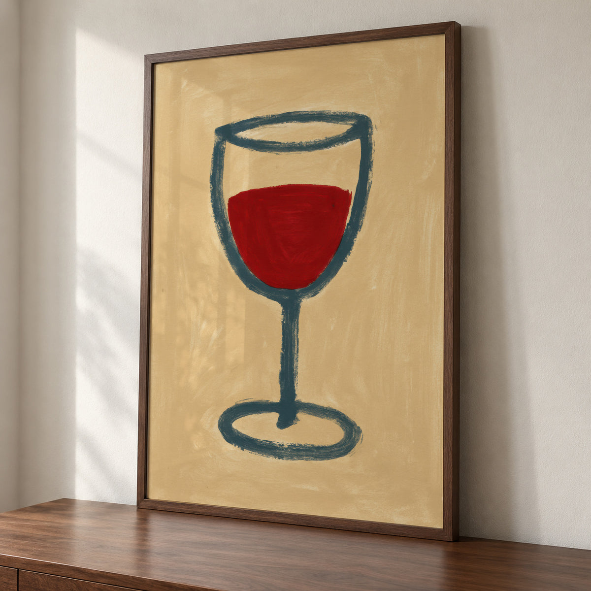 House Wine - Framed poster detail