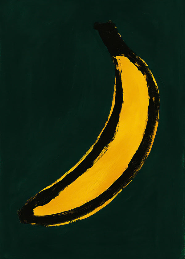 Cuadro de cocina con banana pop