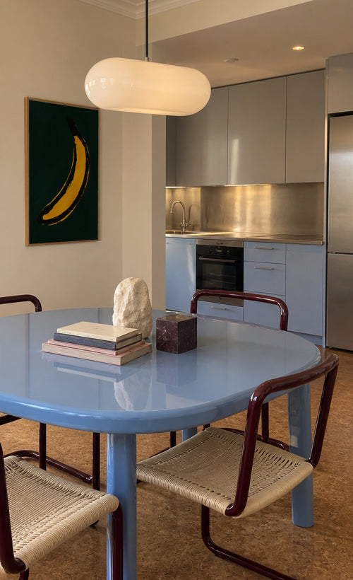 Pop Banana - Framed poster in an interior