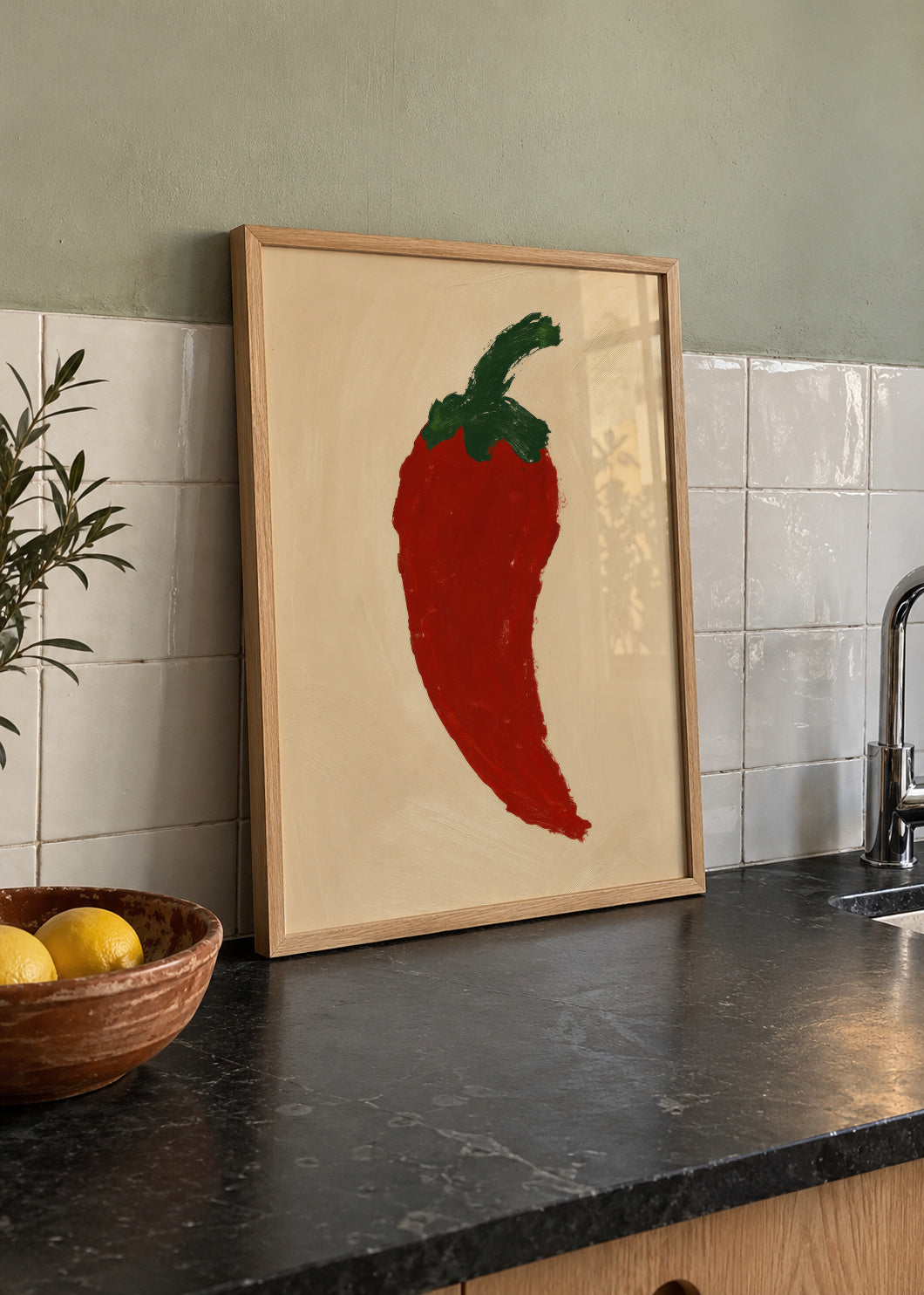 Red Chili - Poster en ambiente