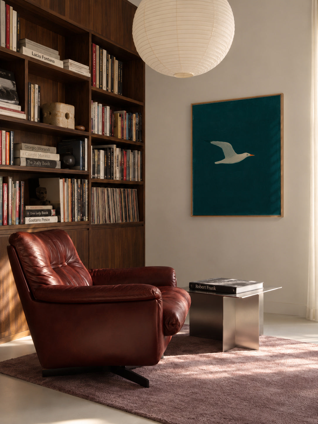 Azure Navigator - Framed canvas in an interior