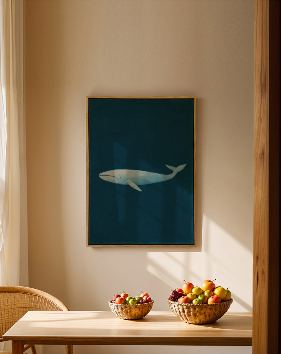 Deep Sea Titan - Framed canvas in an interior