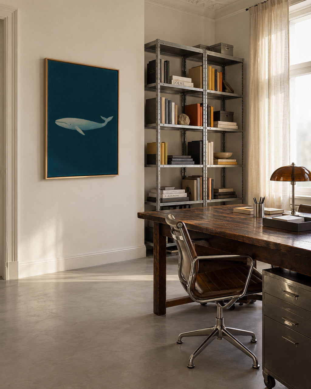 Deep Sea Titan - Framed canvas in an interior