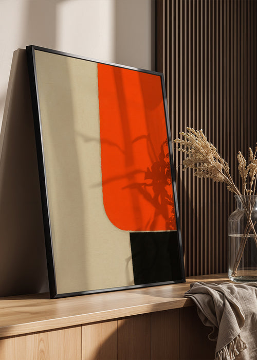 Solar Edge I - Framed poster in an interior