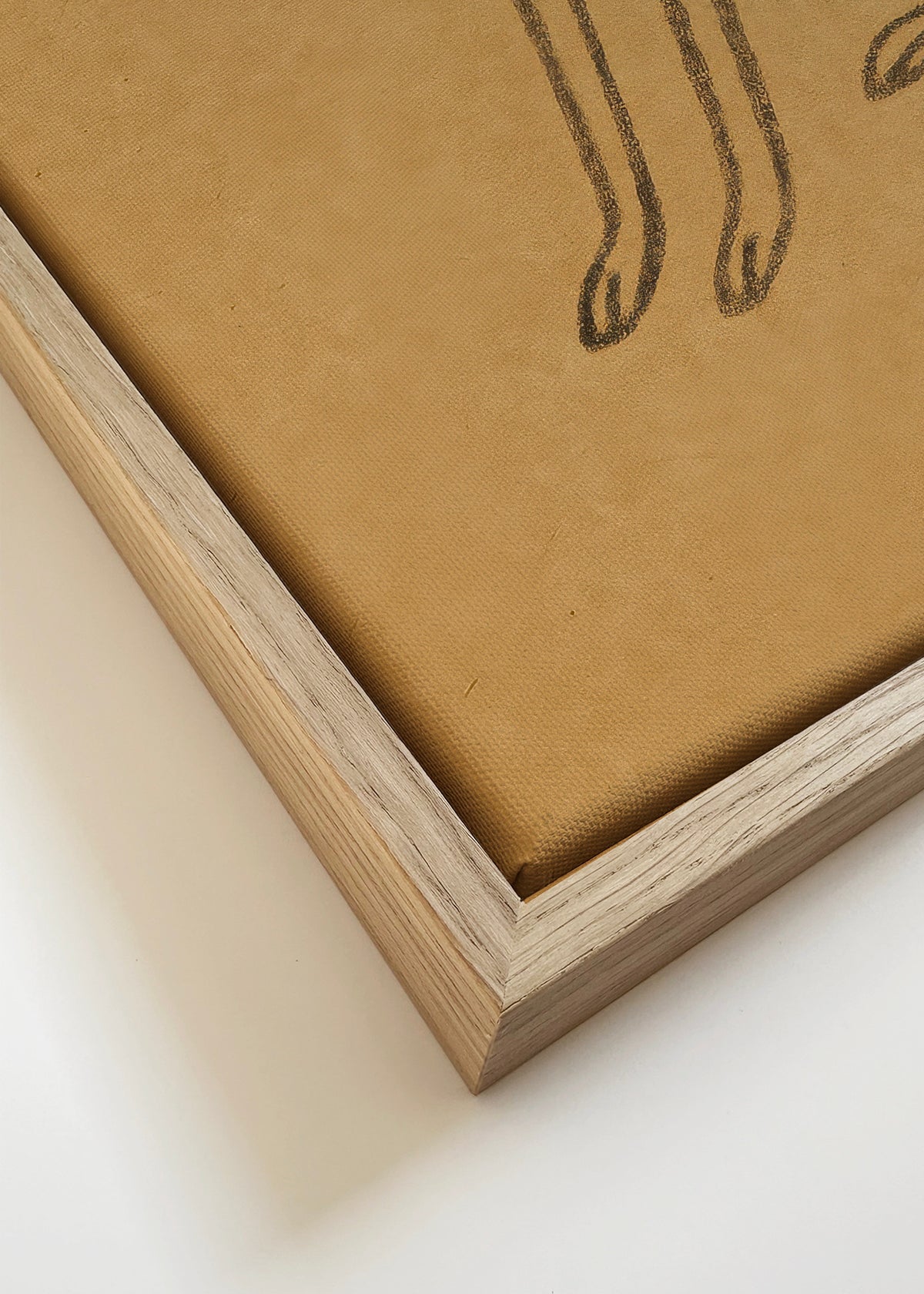 Quiet Silhouette - Framed canvas detail