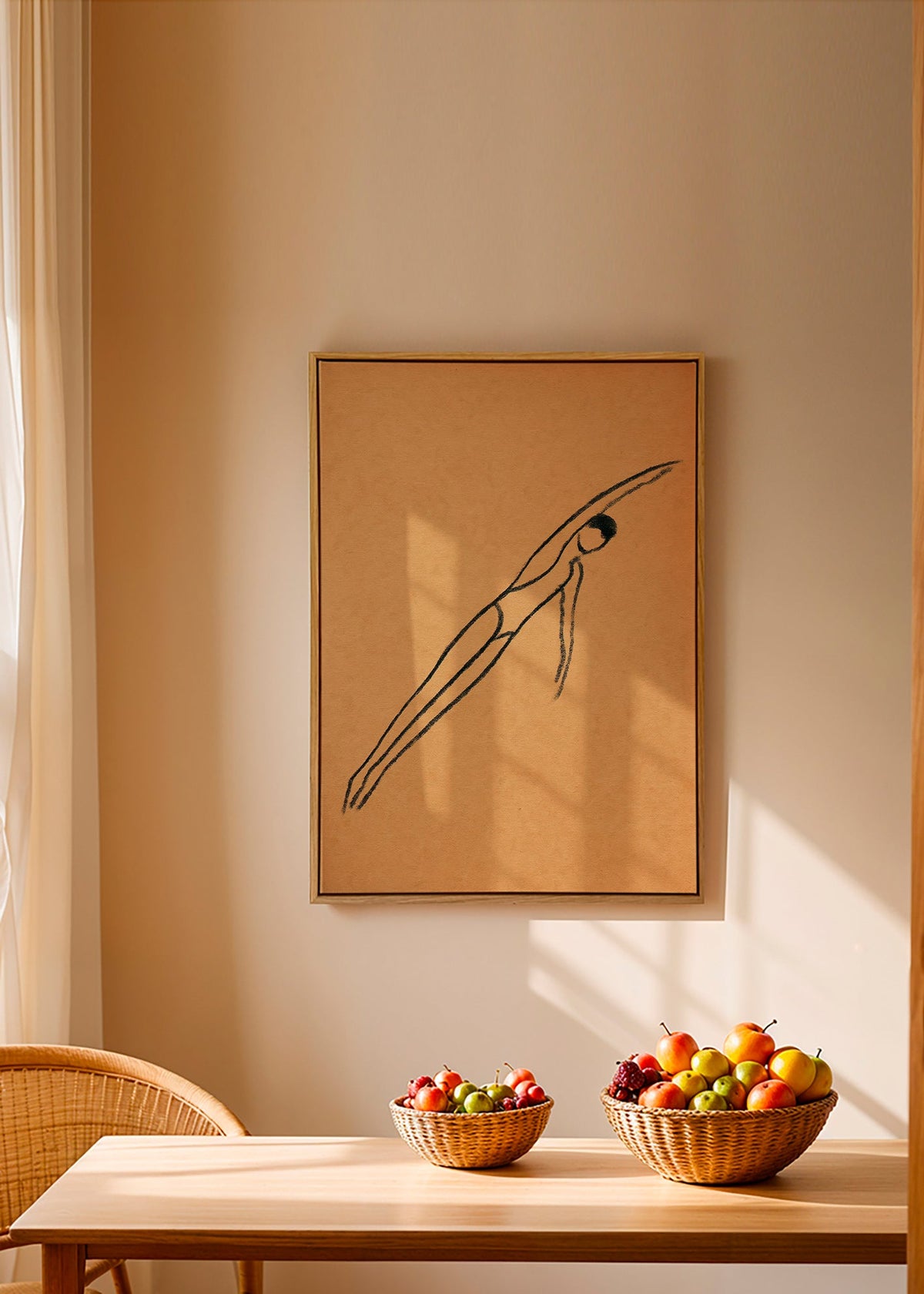 Ilustración de figura en suspensión – Canvas2