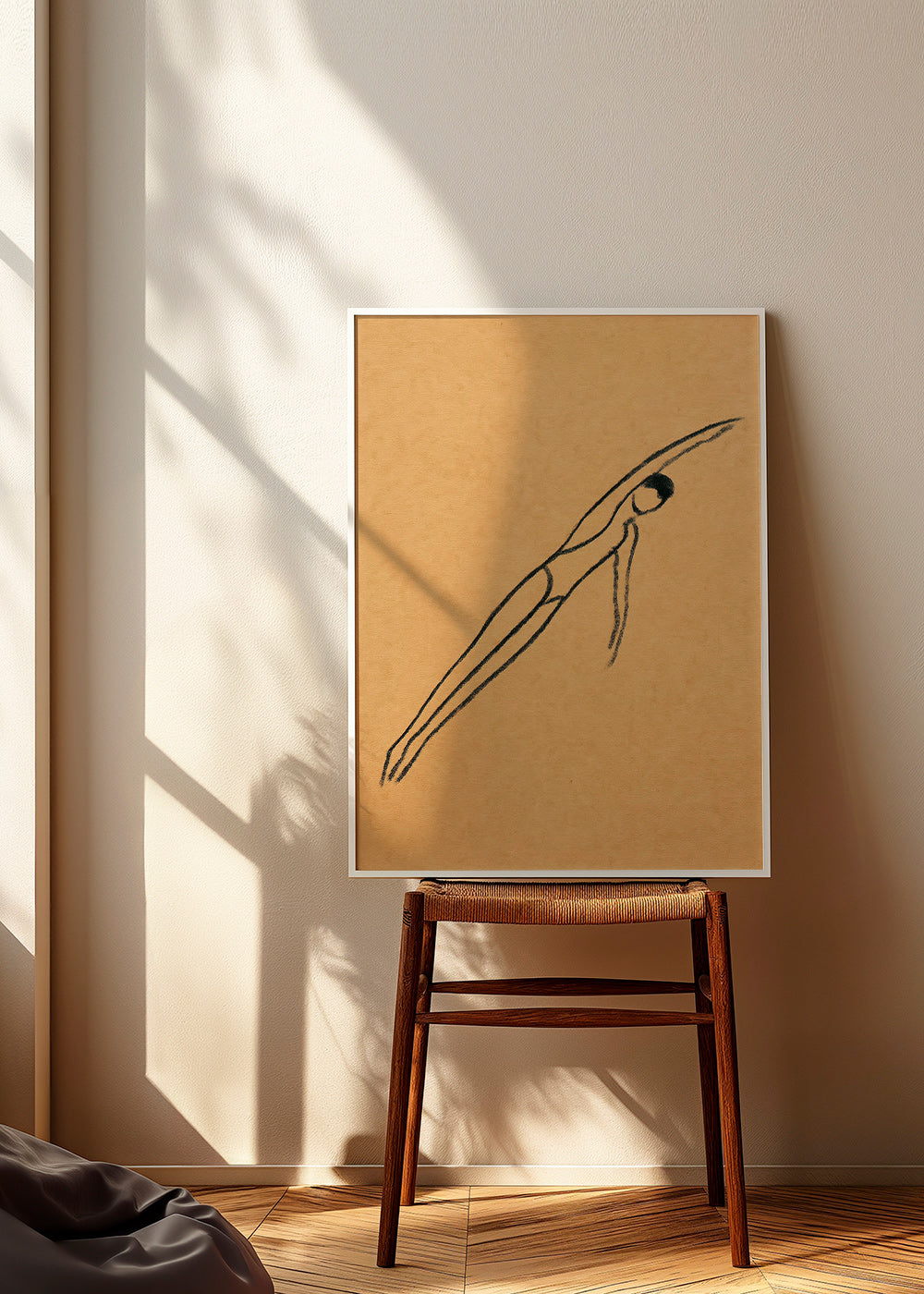 Ilustración de figura en suspensión – Product2