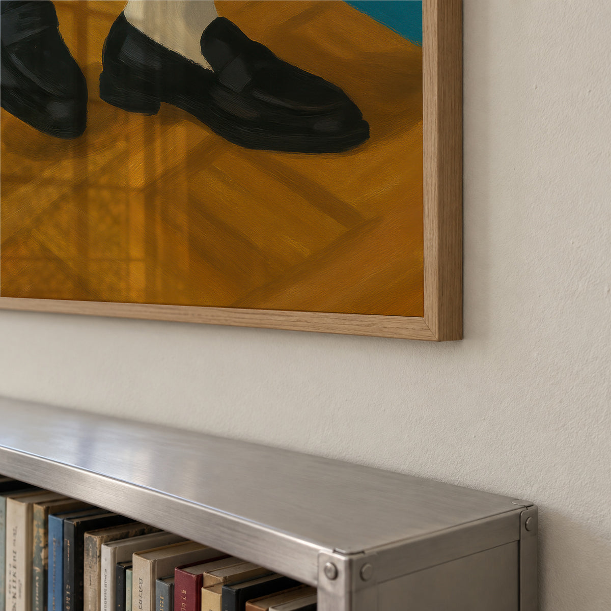 Tassel Loafers - Framed poster detail