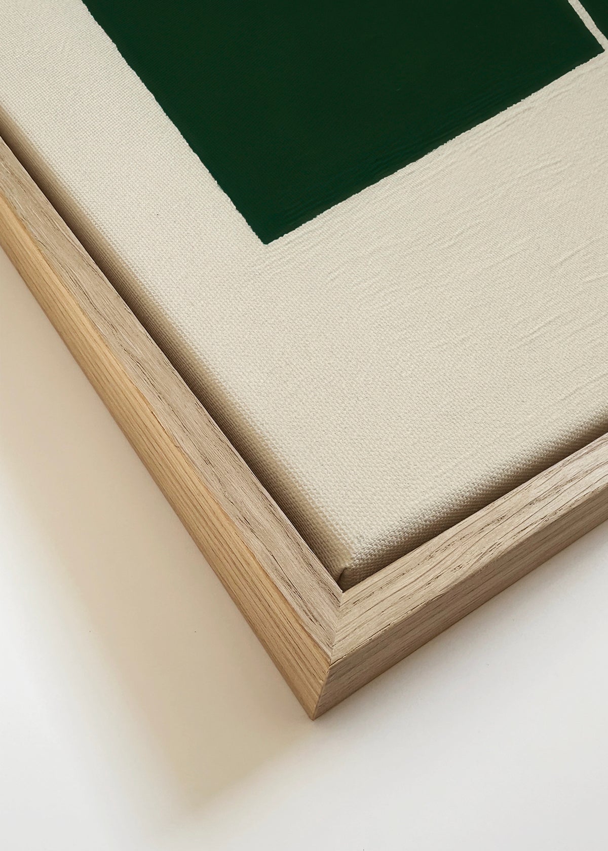 Pine Divide - Framed canvas detail