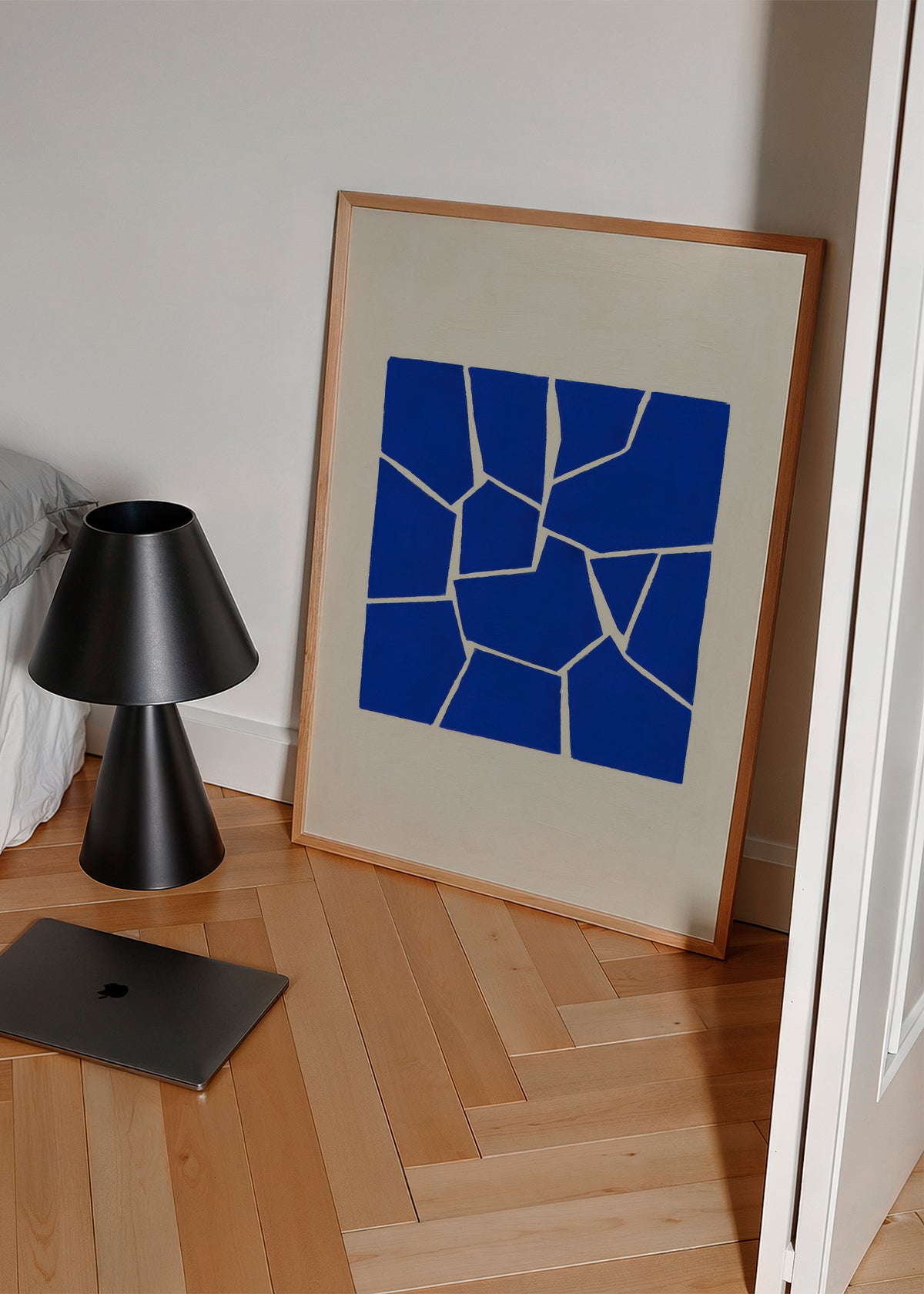 Cobat Fractures III - Framed poster in an interior