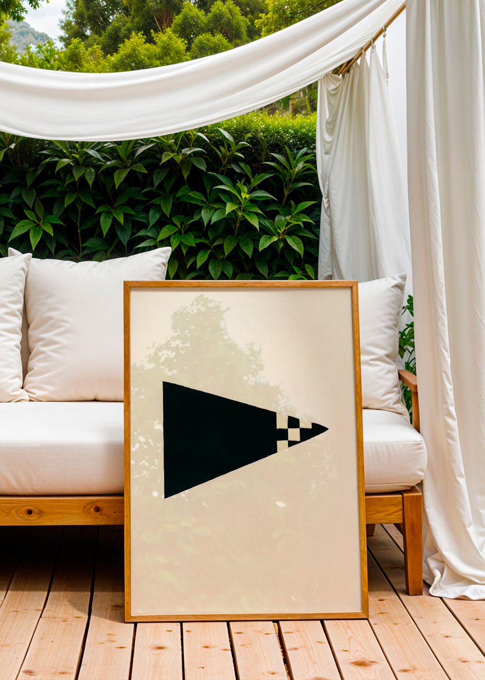 Cuadro minimalista con bandera geométrica – Product3