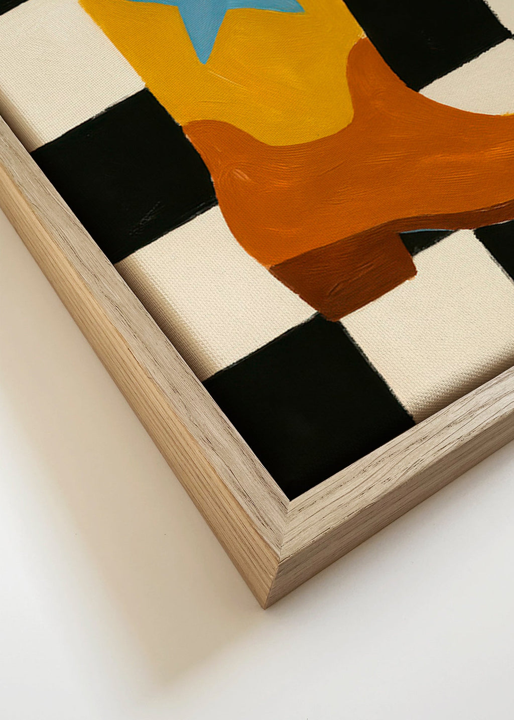 Ilustración de bota vaquera con estrella – Canvas detail
