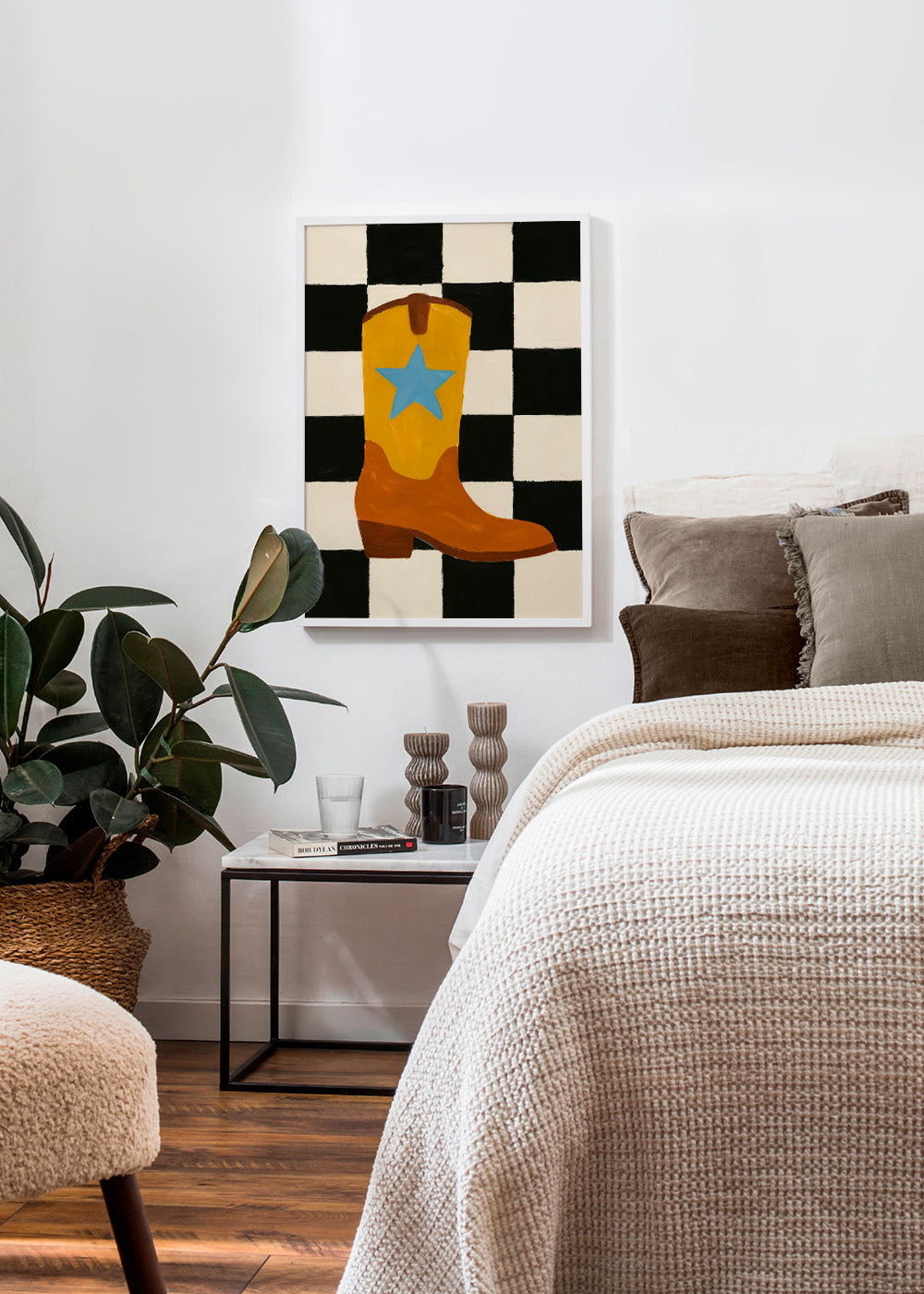 Ilustración de bota vaquera con estrella – Product3