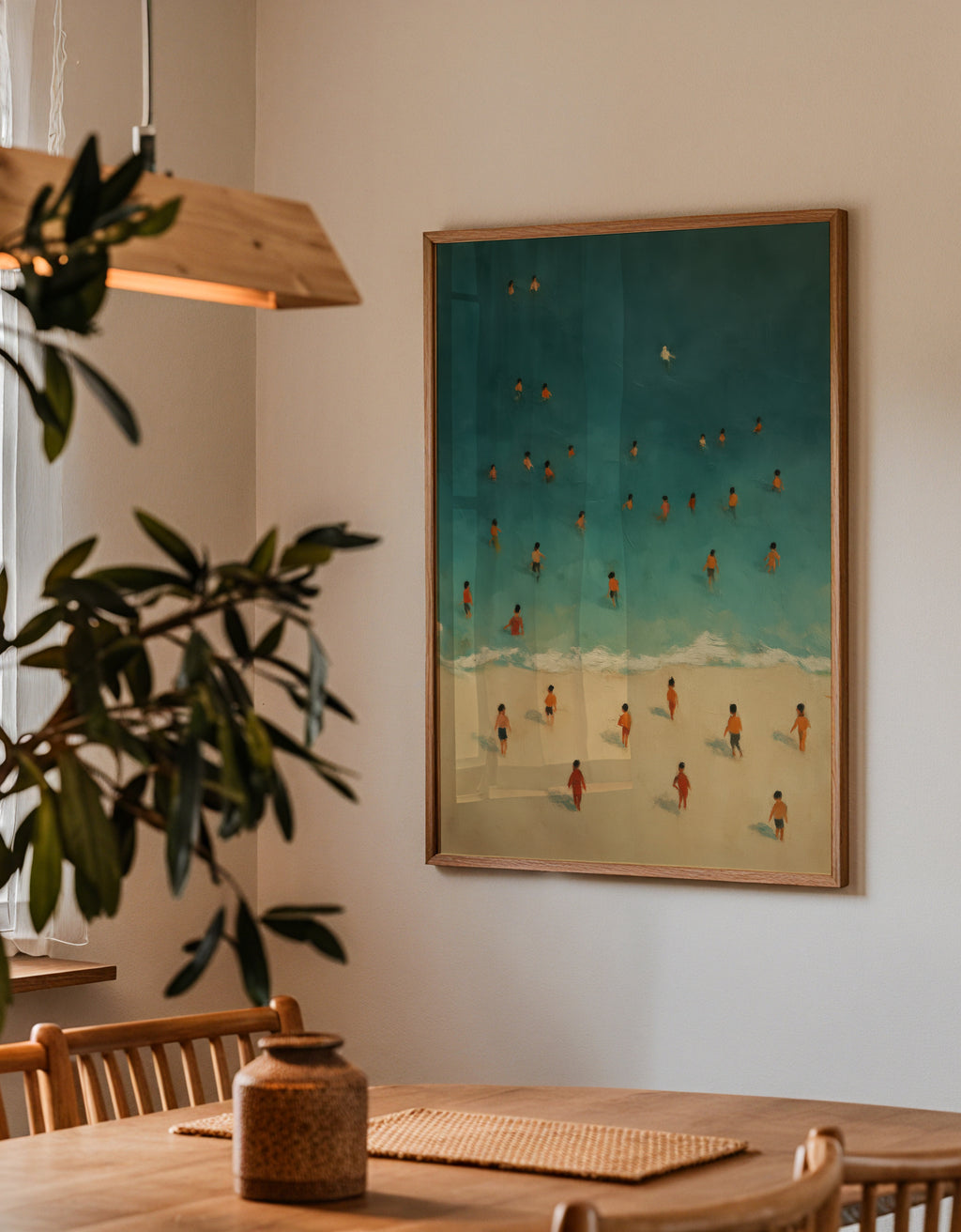 Summer Shore - Framed poster detail