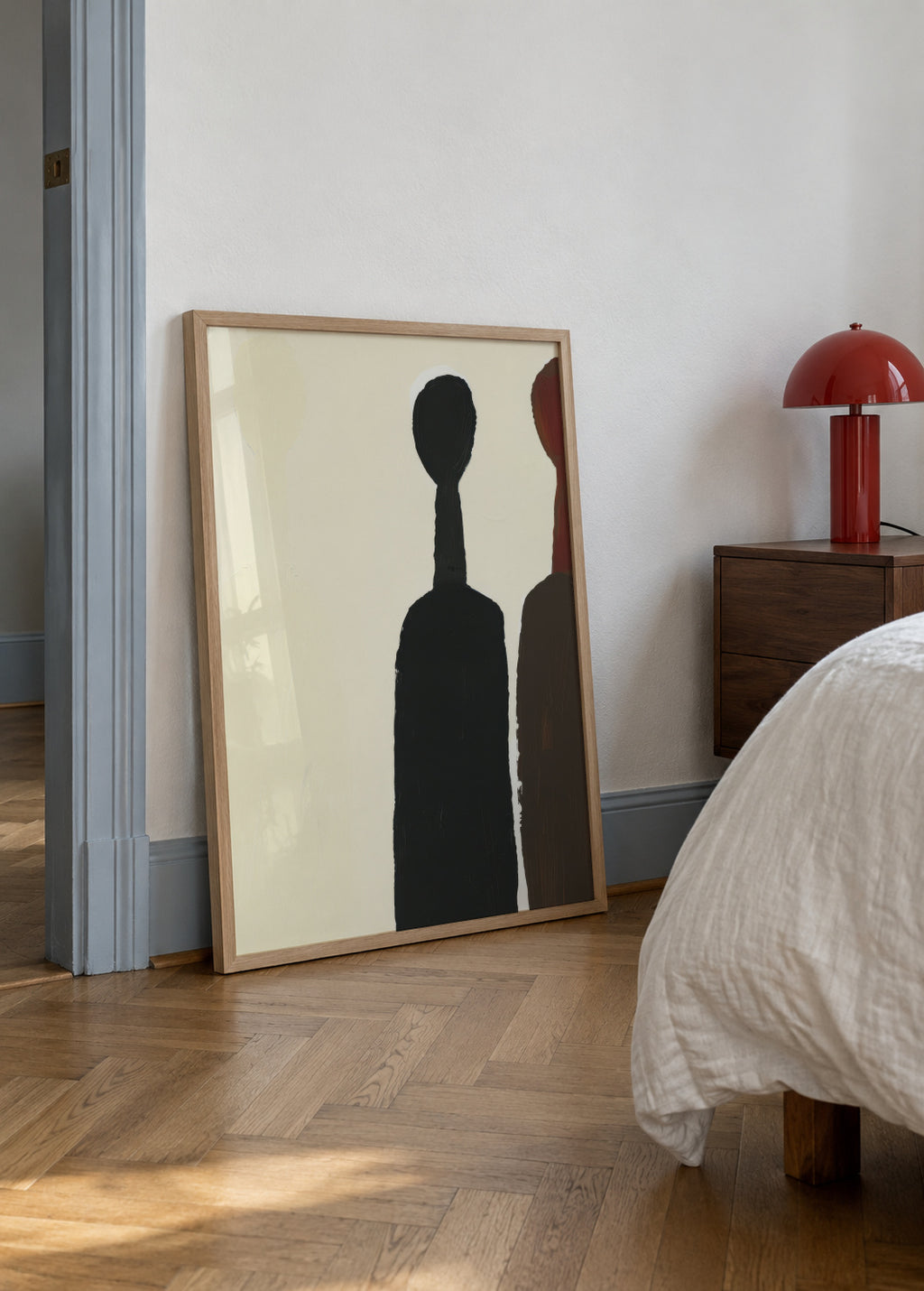 Tall Companions - Framed poster in an interior