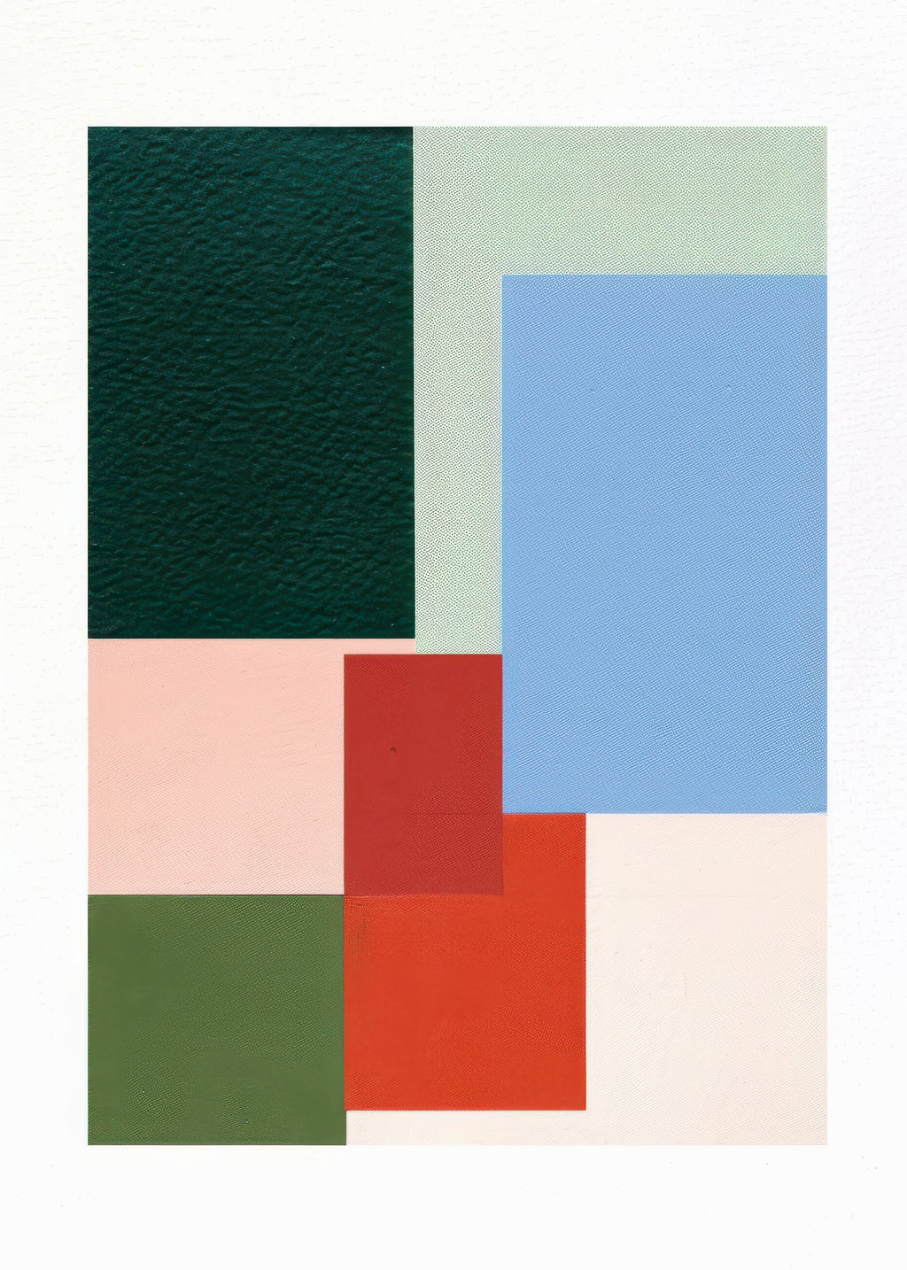 Pastel Construction III - Unframed art print