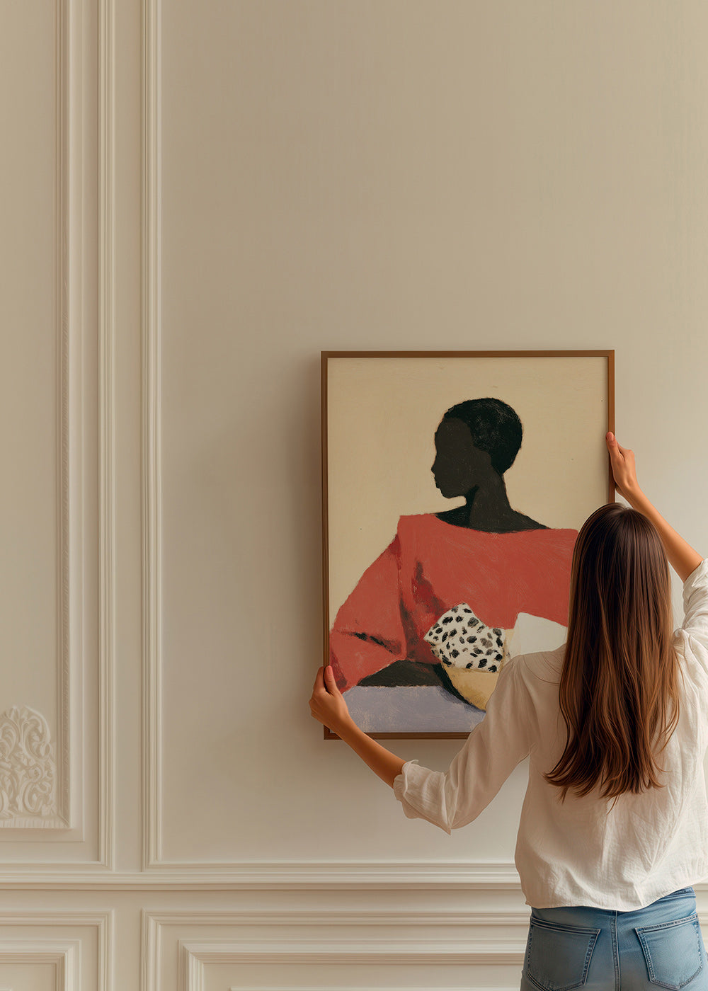 Cuadro de cocina con mujer y cuenco – Product3