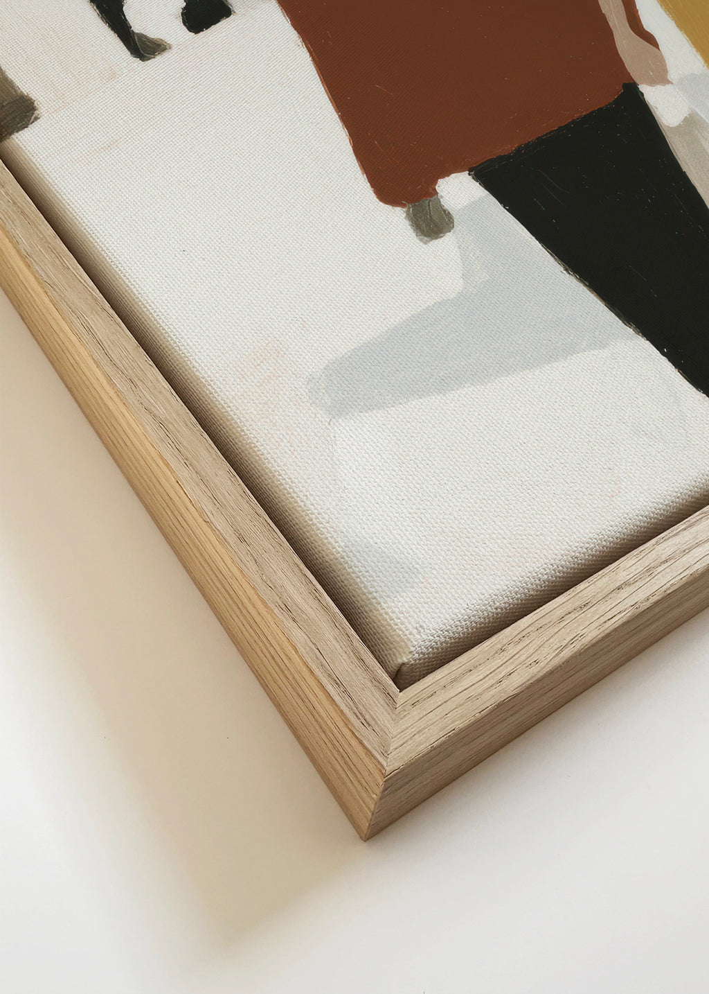 Afternoon Stroll - Framed canvas detail