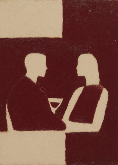 Dinner Silhouette - Unframed art print