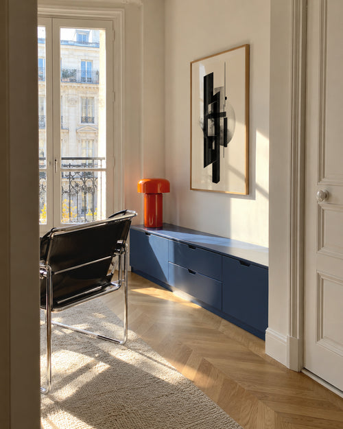 Monolith Structure I - Framed poster in an interior