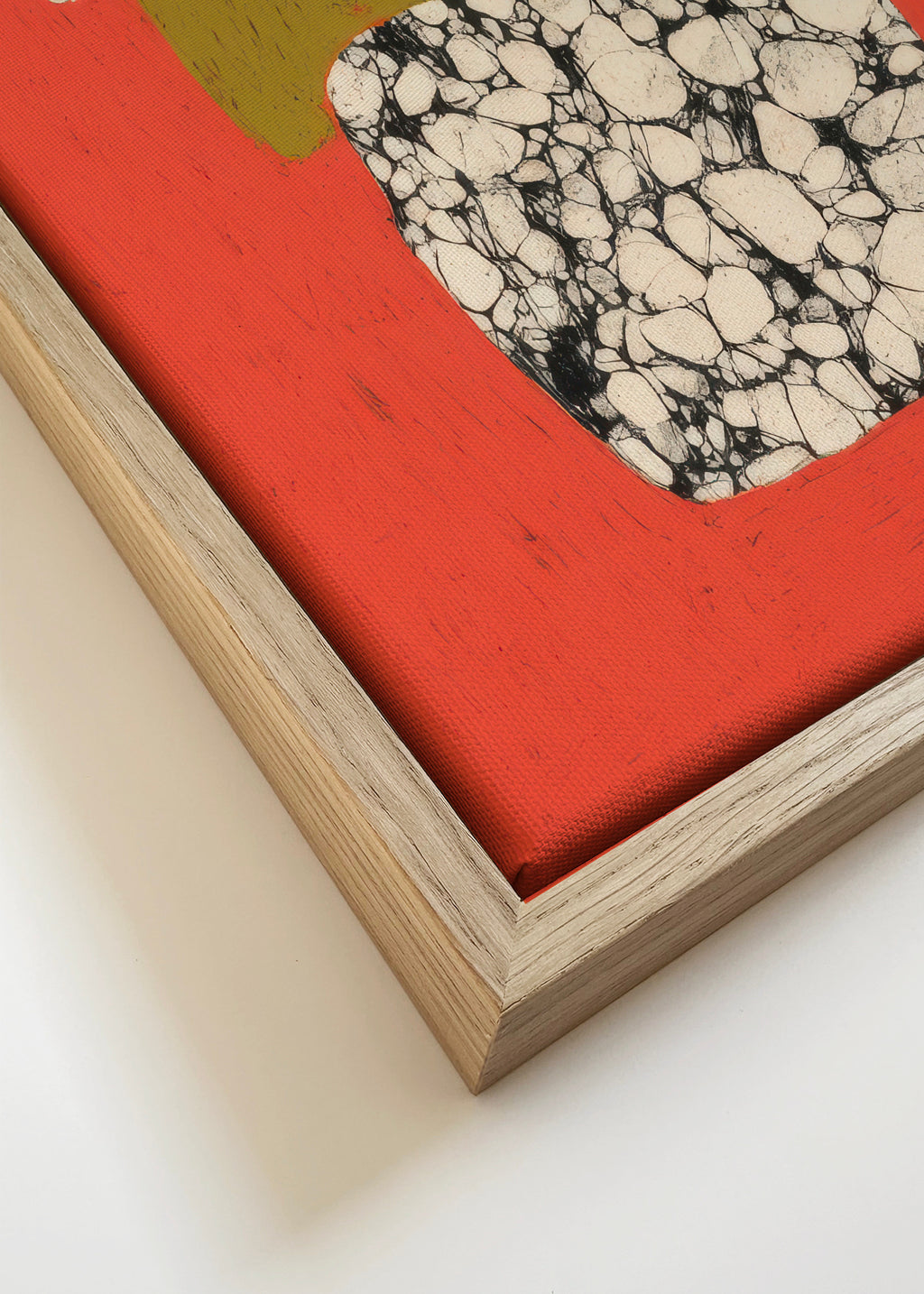 Modernist Mosaic - Framed canvas detail
