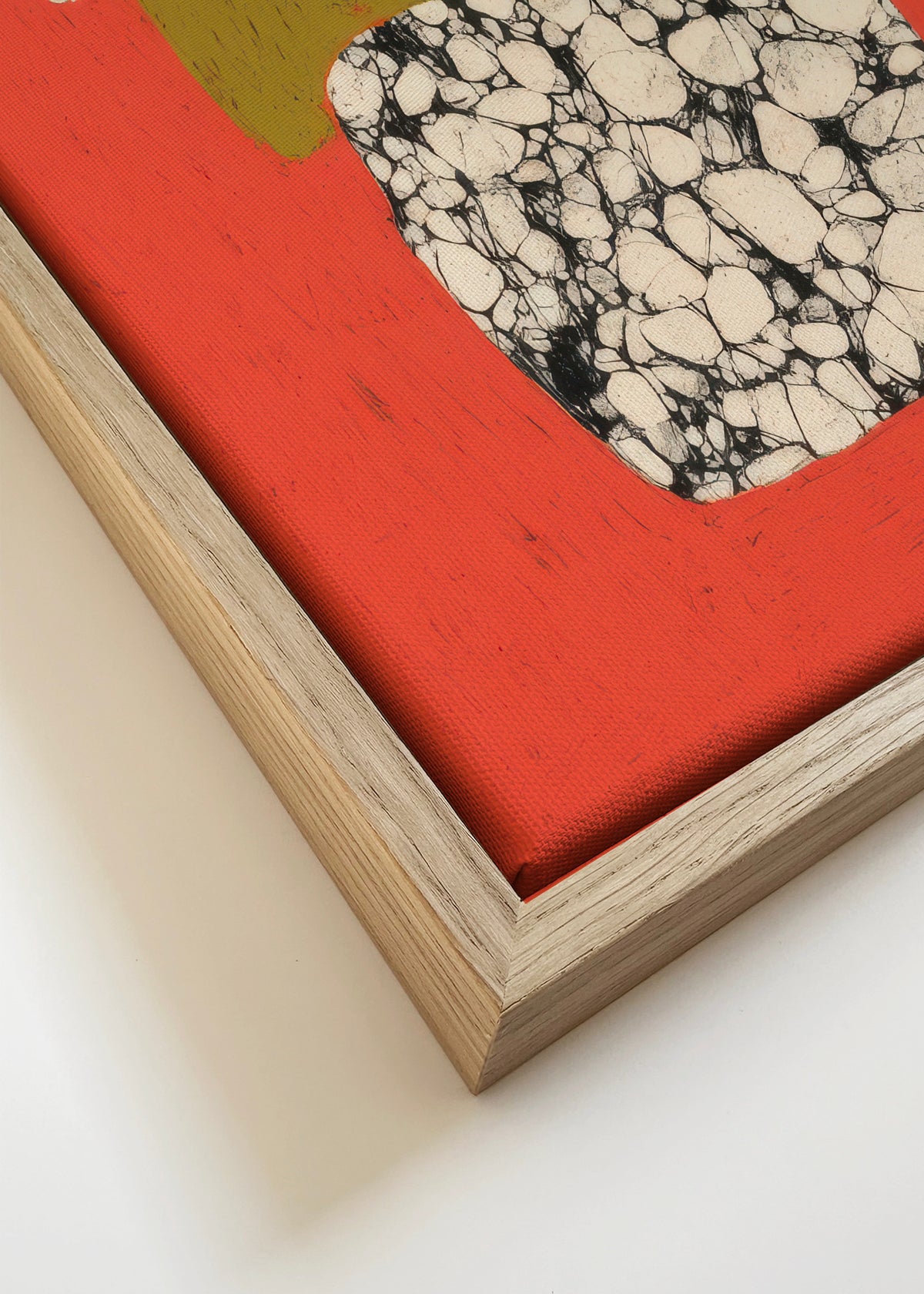 Modernist Mosaic - Framed canvas detail