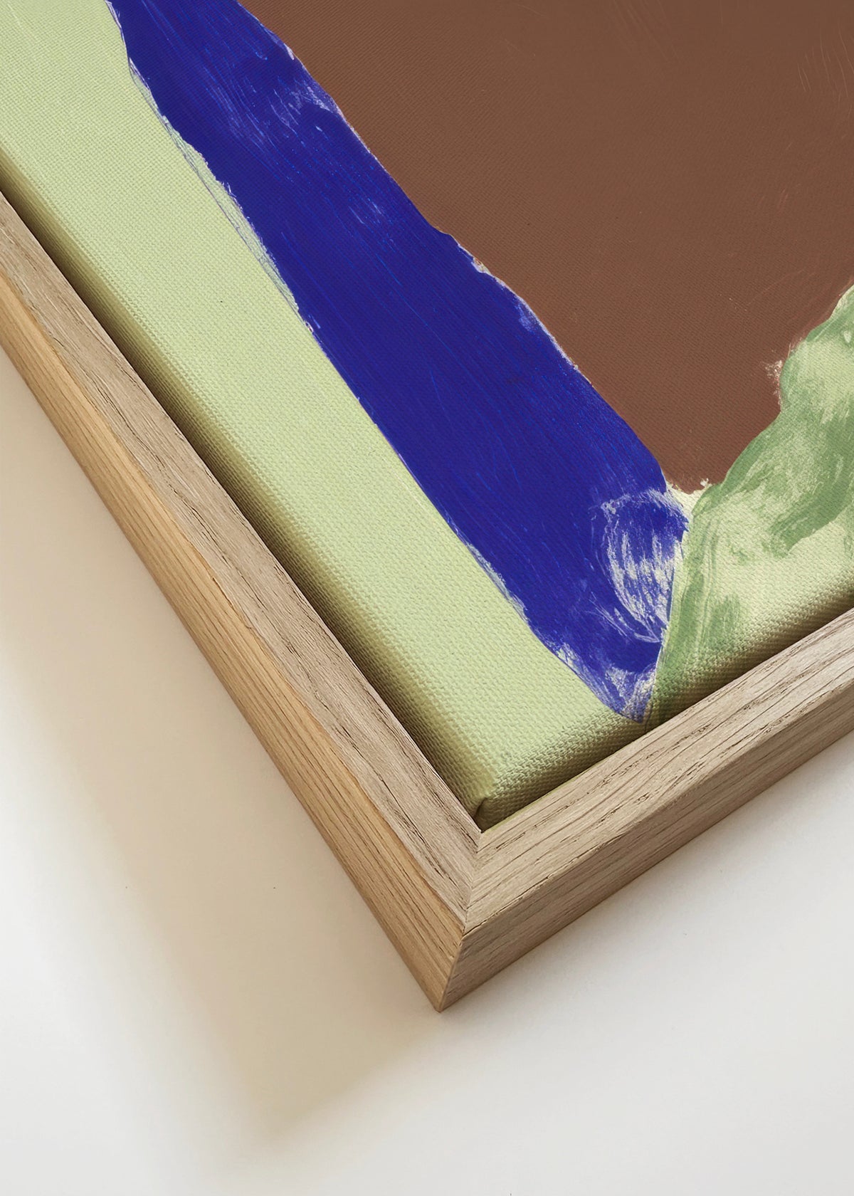 Morning Stretch - Framed canvas detail