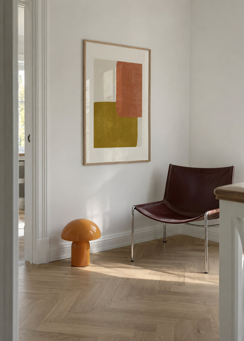 Quiet Balance - Framed poster in an interior