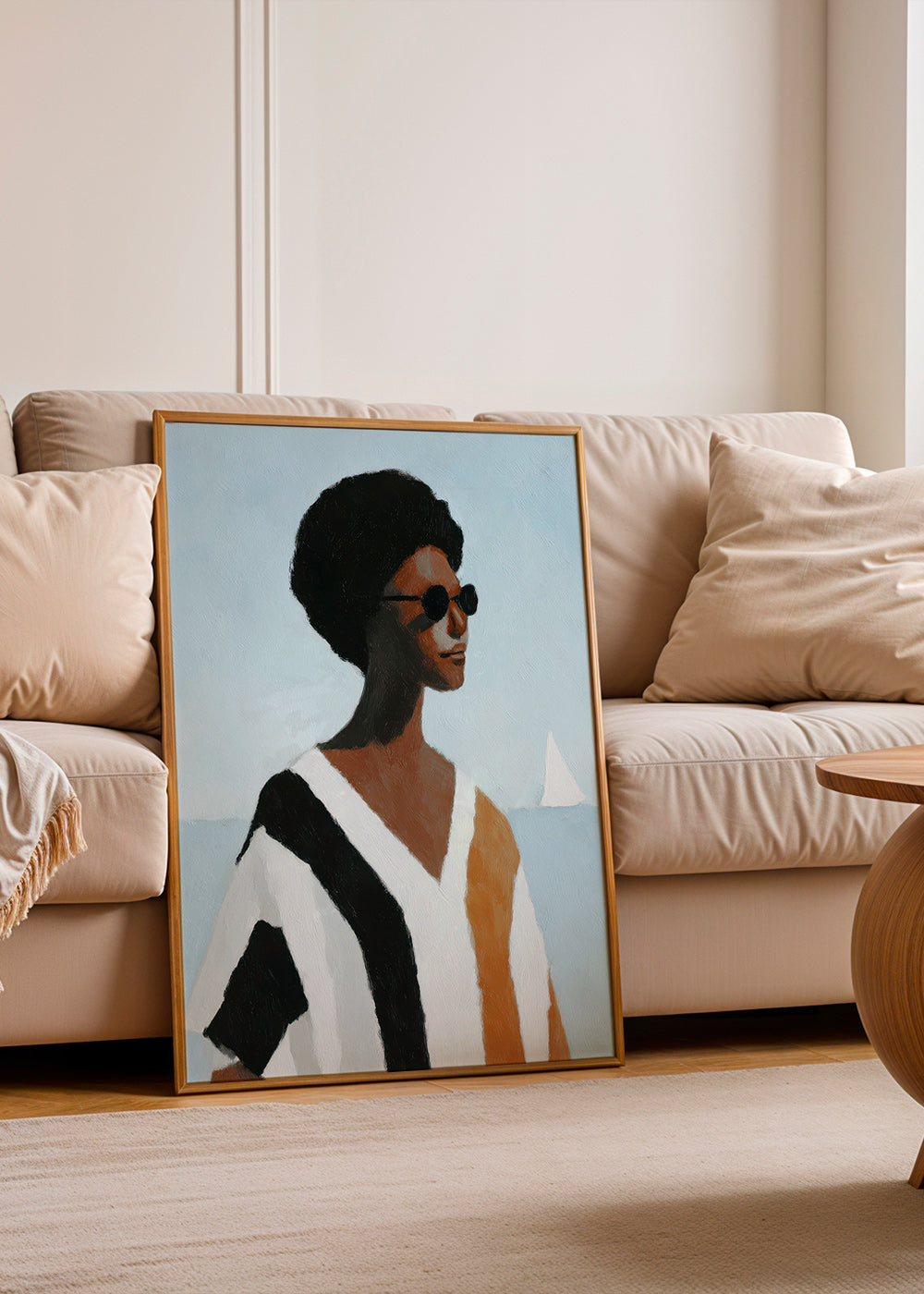 Ilustración de figura con velero – Product2