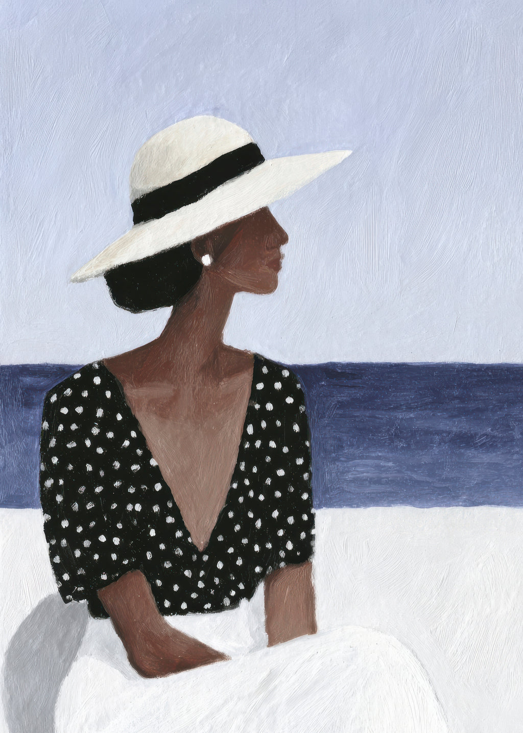 White Hat Horizon - Unframed art print