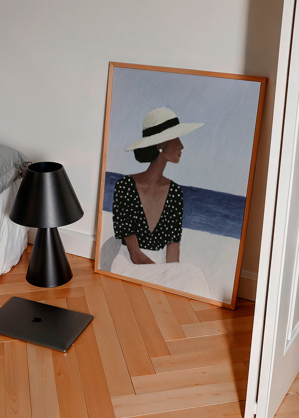 Ilustración de figura femenina con sombrero – Product2