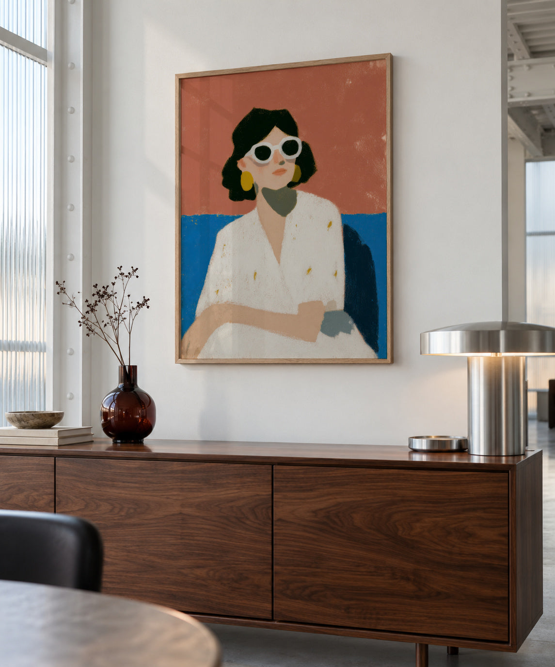 Relaxation - Framed poster in an interior