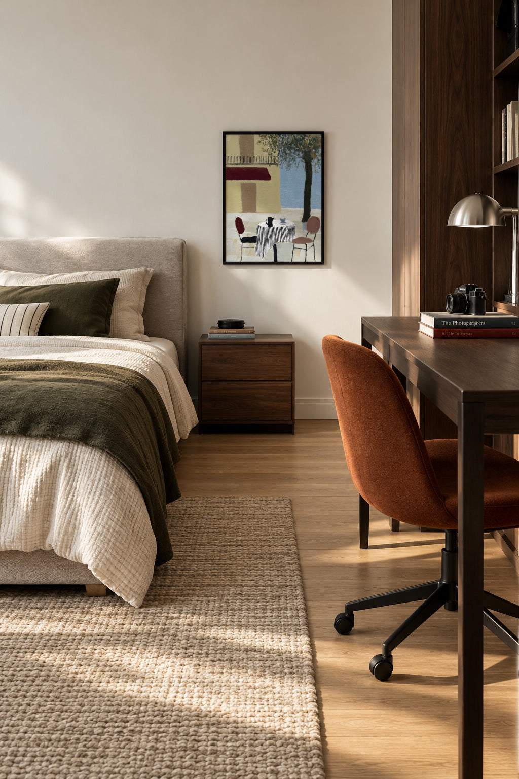 Morning Table - Framed poster in an interior